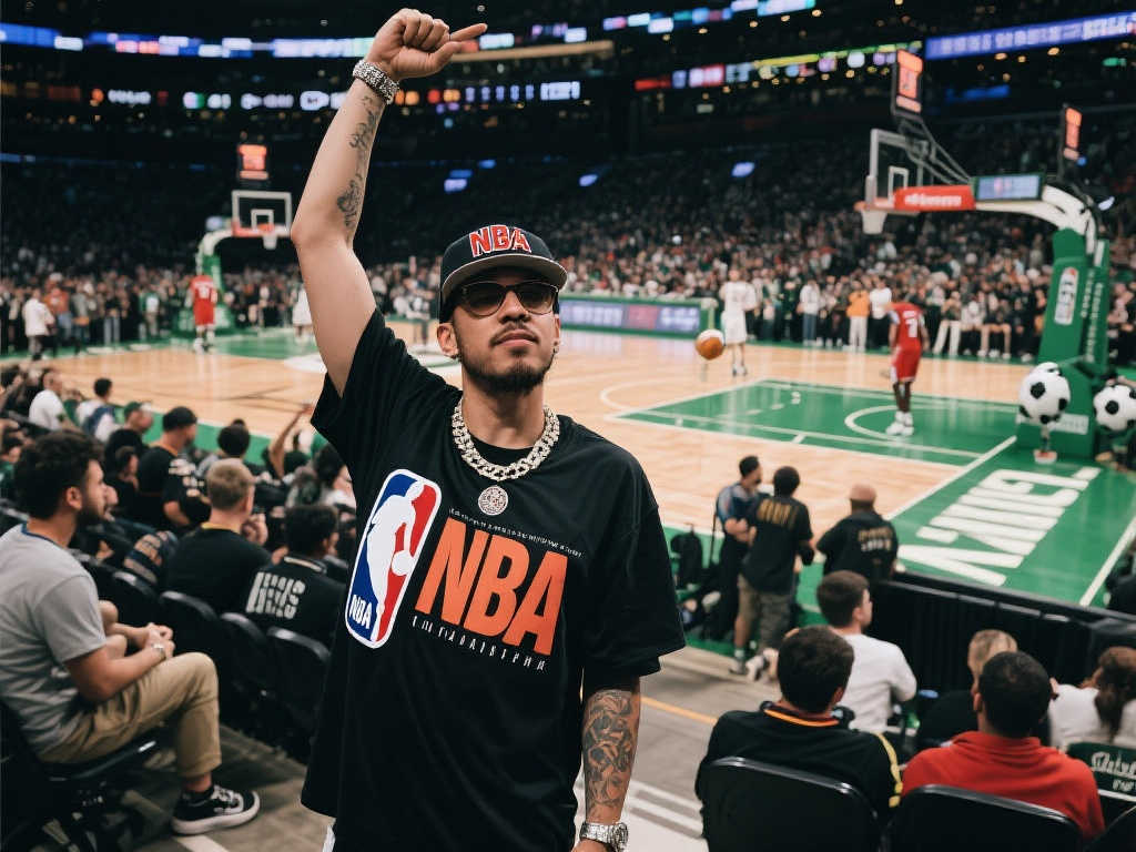 世界杯赛场惊现NBA篮球标语，球迷创意引发热烈讨论